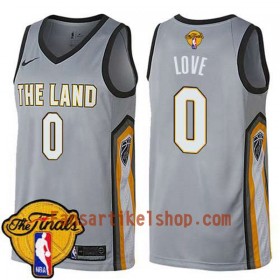 NBA Cleveland Cavaliers Trikot Kevin Love 0 2018 NBA Finals Patch Nike Grün Swingman - Herren
